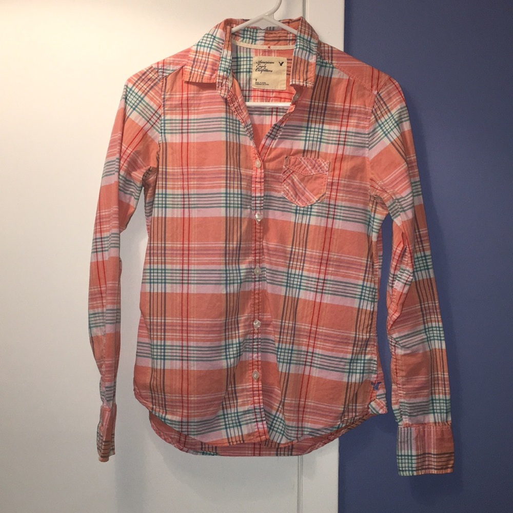 American eagle button down shirt